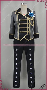 

Ensemble Stars Leo Tsukinaga Cosplay Costume Halloween Uniform Outfit Coat+Top+Pants+Sleeves+Headdress Custom-made