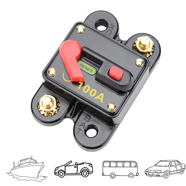 12V 100A Waterproof Marine Switch Circuit Breaker Switch Battery Quick