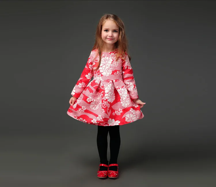 Весенний комплект детской одежды с цветочным принтом; длинные плиссированные юбки для девочек; Одинаковая одежда для семьи; праздничные платья для мамы и дочки
