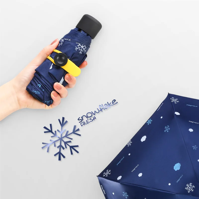 

Mini Pocket Umbrella rain Women Sunny and Rainy Portable Fashion five Folding Umbrellas Small Sun Parasol New Girls Umbrella