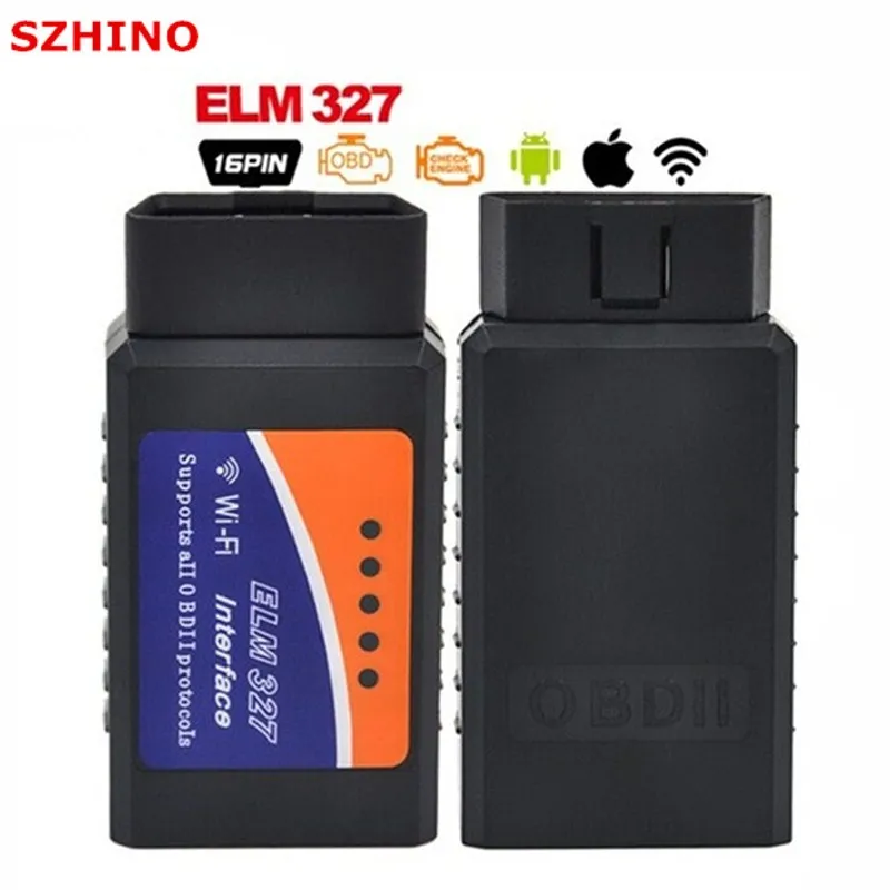 New Auto OBDII Code Reader V1.5 ELM327 WIFI Wireless Supports All OBD2