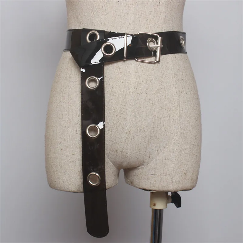 Модные ремни для женщин из смолы прозрачный ремень для джинсового платья поясной ремень с пряжкой Harajuku ПВХ прозрачный ремень женские аксессуары
