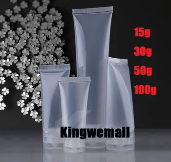

300Pcs/Lot Sample Tube, 100ML Plastic Tube Container, 100g Empty Hand Cream Tubes, Clear Bright Smooth Tube Containers