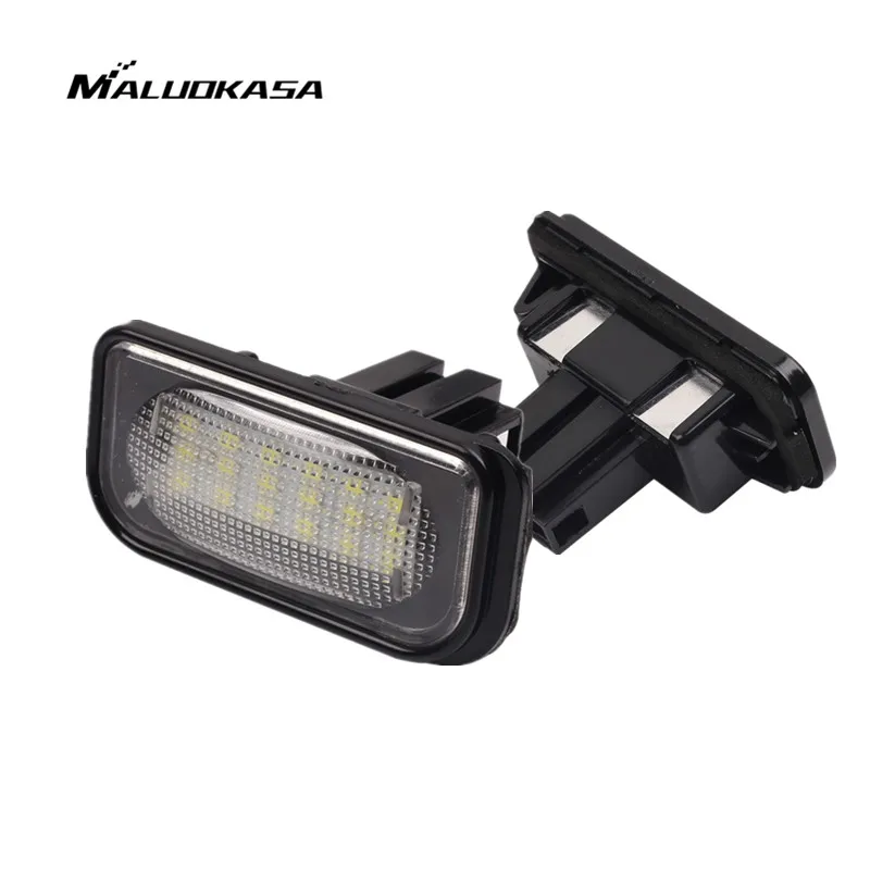 

MALUOKASA 2PCs Error Free SMD Number-plate Lamp License Plate Light LED Indicators For Mercedes Benz W203 W211 W219 E Autocross