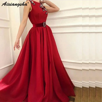 New Arrival Red Evening Dresses 2019 Long Sweep Train Robe de soiree abiye Floor Length Formal Dress Party Evening Gowns New Arrival Red Evening Dresses 2019 Long Sweep Train Robe de soiree abiye Floor Length Formal Dress Party Evening Gowns