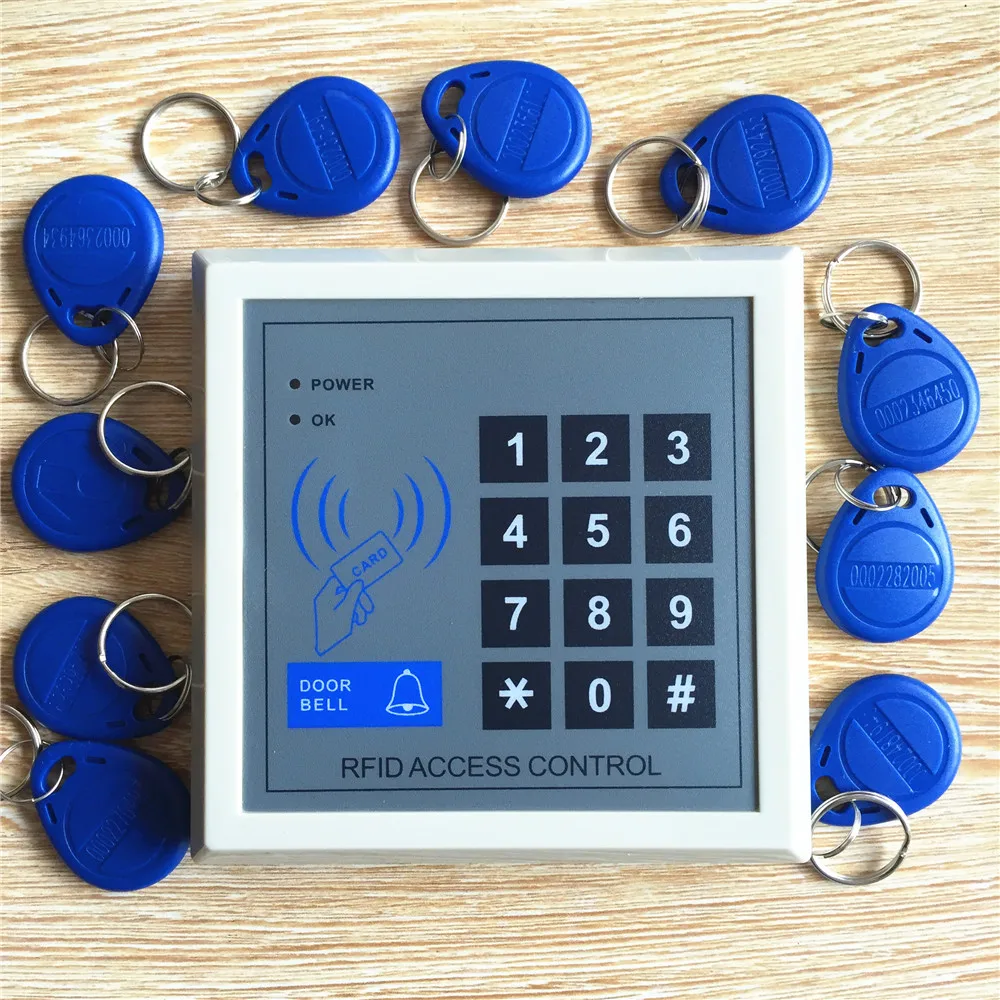 125 кгц K2000 2000 пользователей управление доступом к входной двери RFID-клавиатура с