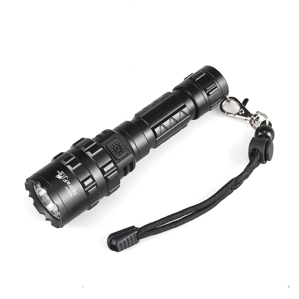 UltraFire светодиодный фонарик Cree XML-T6 5 Режим Белый тактический Luz фонарь для охоты 18650