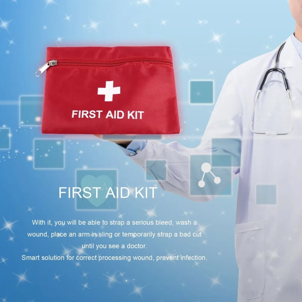 1.4L Portable Emergency First Aid Kit bolsa de viaje deporte rescate tratamiento médico al aire libre caza Camping Primeros Auxilios Hot 1.4L Portable Emergency First Aid Kit bolsa de viaje deporte rescate tratamiento médico al aire libre caza Camping Primeros Auxilios Hot