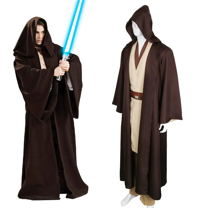 Takerlama Unisex Halloween Star Wars Jedi/Sith Knight Cloak Cosplay