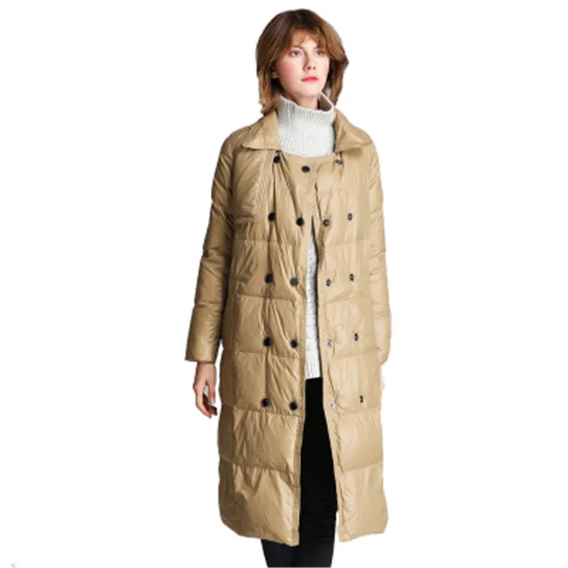 Longue Section Mode Vers Automne Épais Taille Chaud Le Grande Modèles Black De Et Bas Explosion Veste apricot Lâche Dames 2018 G121 D'hiver ZzIvIw