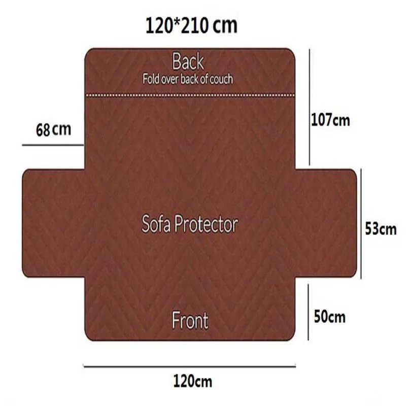 Водонепроницаемый для диванов съемный собака Детские коврик кресло, мебель протектор моющиеся подлокотник диван чехлов 1/2/3 сиденье