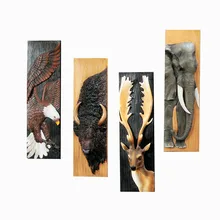 Европейский Настенный декор голова оленя подвесной Декор креативный античный 3D decoracion habitacion дом Декор индийский