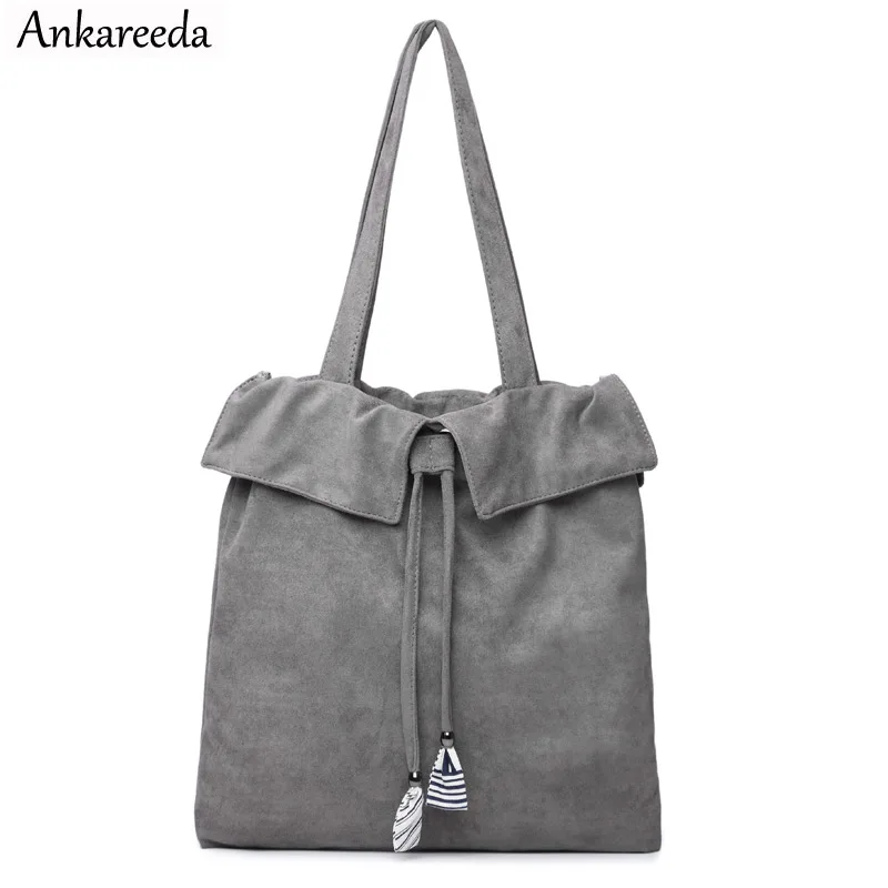 

Ankareeda Luxury Brand Women Shoulder Bag Fashion Flannel Women Bags High Quality Ladies Handbags Daily Soft Leather Totes