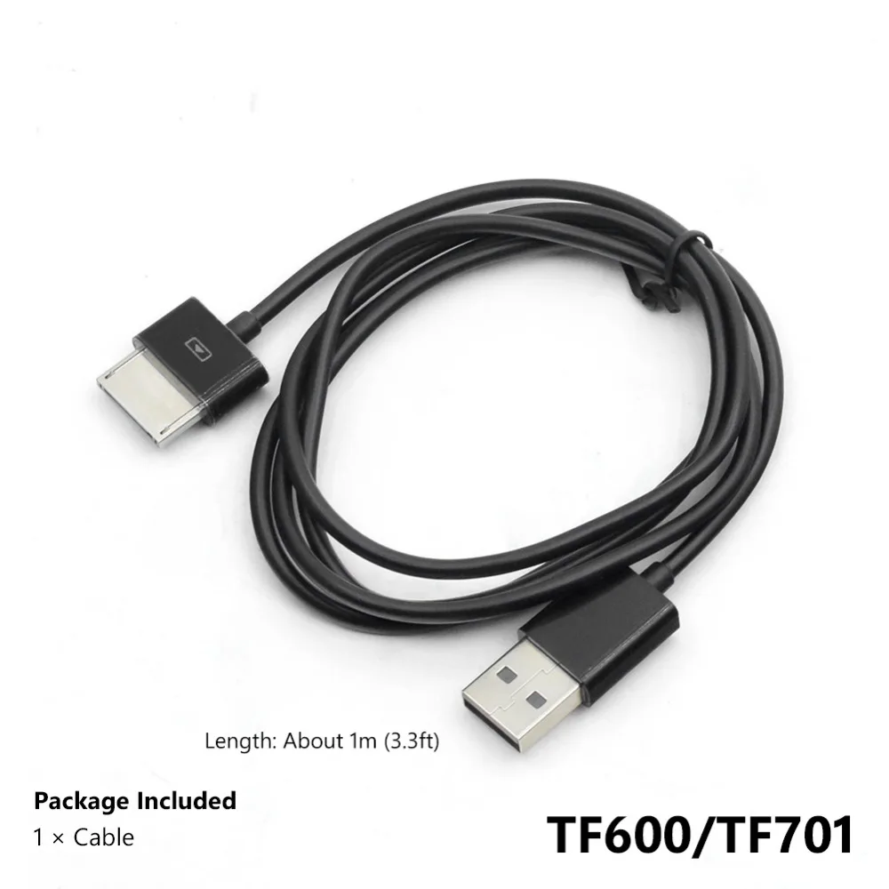 Черный 1 м USB кабель для синхронизации данных зарядный Asus Vivo Tab RT TF600 TF600T TF701T ASUS EEEPad