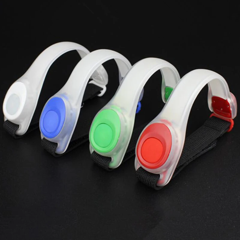 Warning Arm Belts Strap Sport Jogging Running Cycling Safety Bands Outdoor Steady Flashing LED Luminous Glare Glow Light Armband (7)
