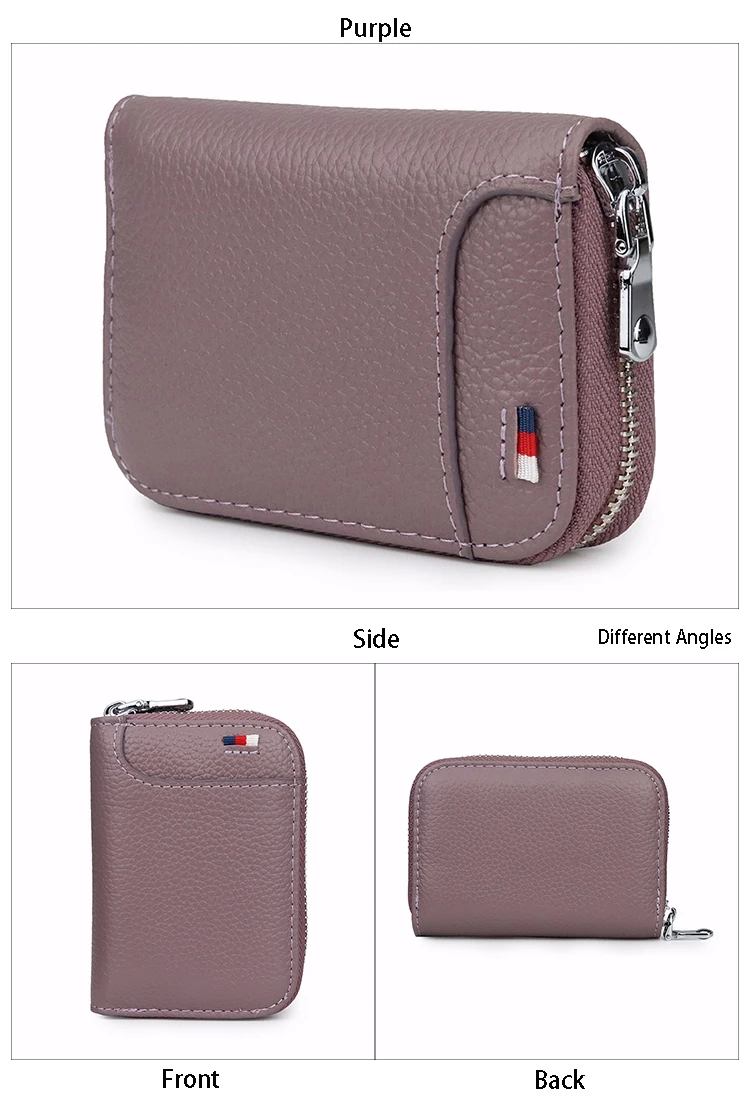New Arrivals RFID Protection Card Wallets Guaranteed Genuine Leather Hot Brand Business Unisex Card Holders Card Case