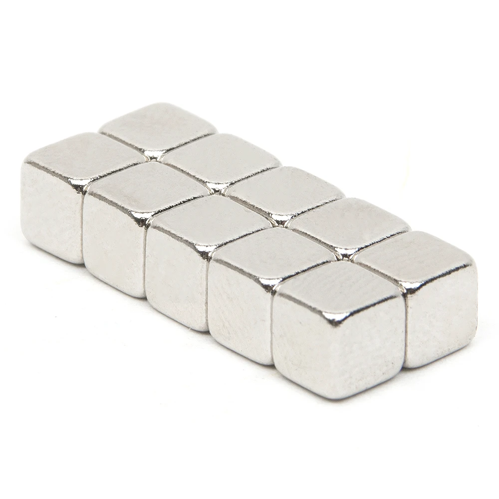 

50pcs 4.6*4.6*4.6mm Block N52 Rectangular Magnet Rare Earth NdFeB Neodymium Permanent Magnet VeryPowerful Acoustic Field Speaker
