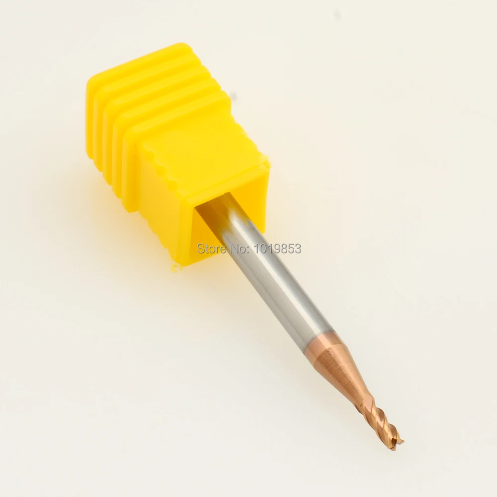 

5 шт. SLONS S500-2x4 * 50L HRC60 плоский карбид вольфрама фрезы концевые фрезы для закаленной стали