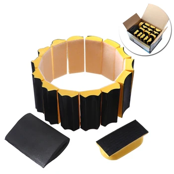 

DANIU 16pcs Sanding Pad 40x100mm Hand Sanding Block Disc Grinding Sponge For Hook and Loop Sandpaper Abrasive Tool