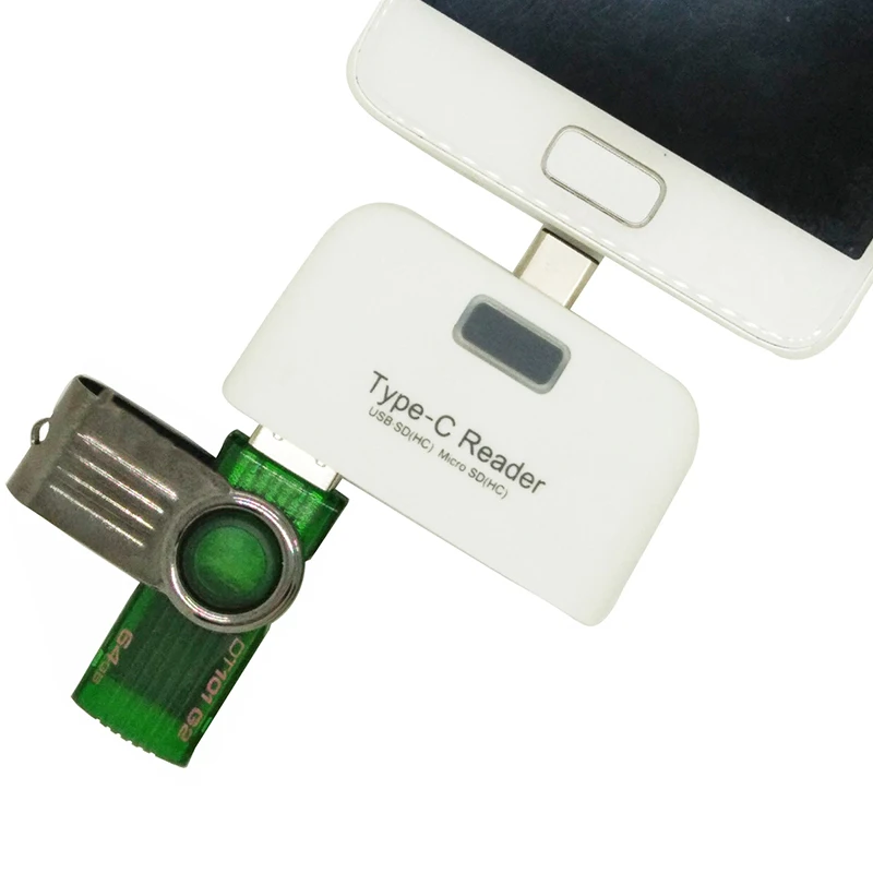 3 в 1 Micro SD OTG картридер Тип c Micro USB многофункциональный устройство чтения карт памяти, адаптер для macBook телефон