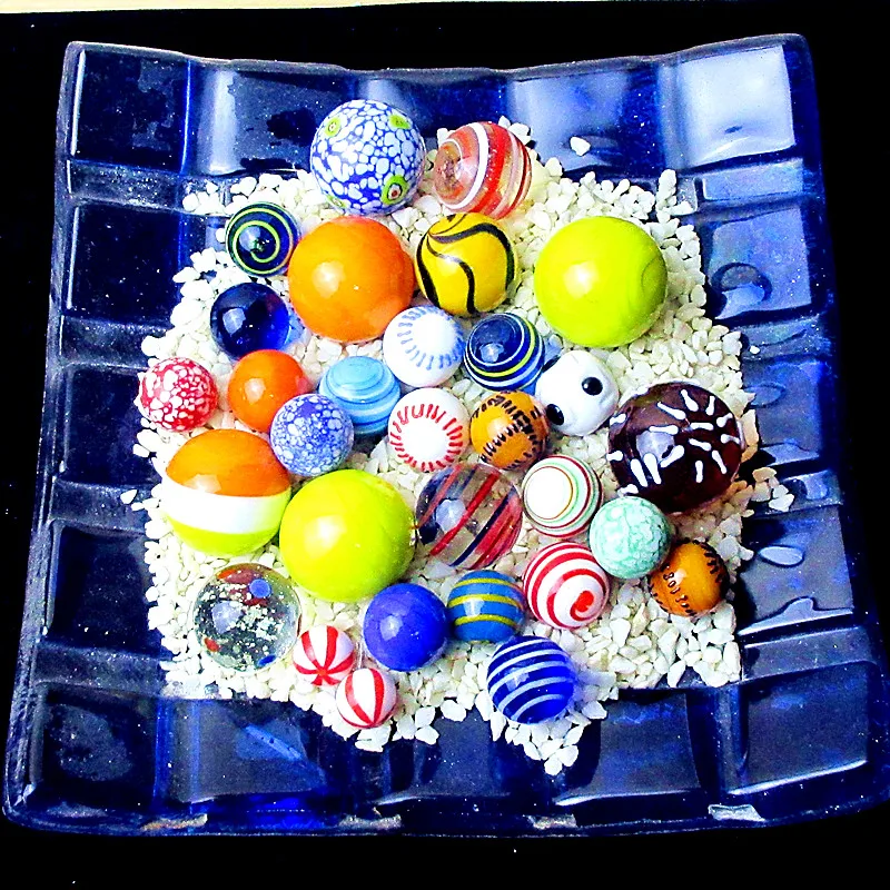 30pcs Custom Multi Color Hand Made Gl Ball Fairy Garden Charms 30pcs Custom Multi Color Hand Made