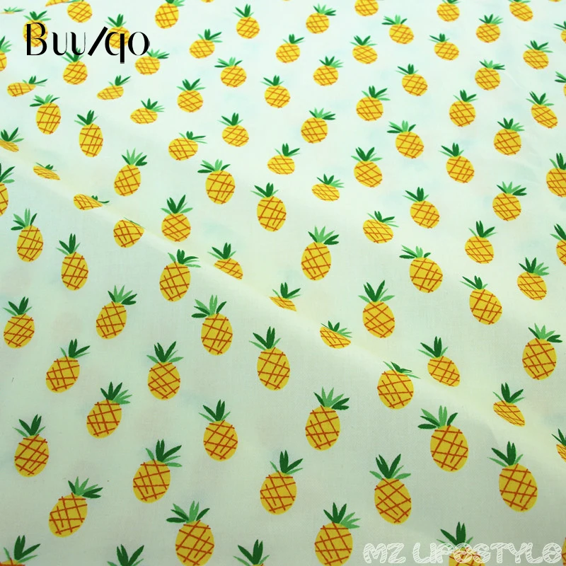 Buulqo, 50 см X 160 см, фруктовый рай, мультяшный узор, твил, хлопок, ткань, постельные принадлежности, детская одежда, аксессуары