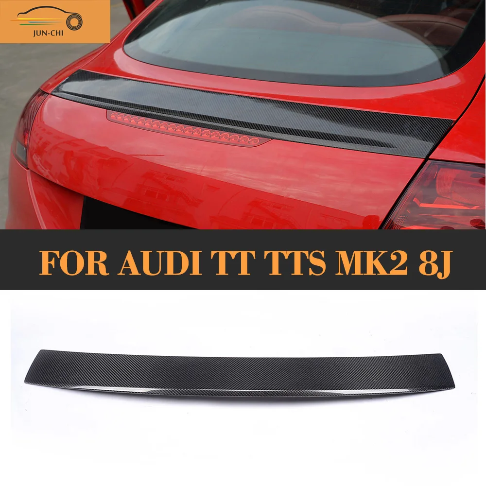 

Carbon Fiber Rear Tail Trunk Lid Lip Wing Spoiler for Audi TT TTS MK2 8J 2008 2009 2010 2011 2012 2013 2014