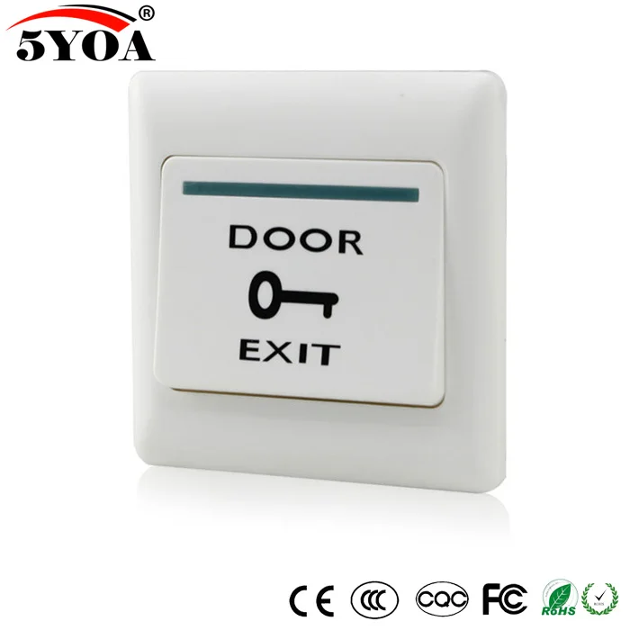 Кнопка открывания двери, кнопочный переключатель для системы контроля доступа, электронный дверной замок