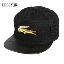 2018 acrílico metal cruz superman batman crocodilo boné de beisebol hip-hop boné ajustável snapback chapéus para homem e mulher(China)