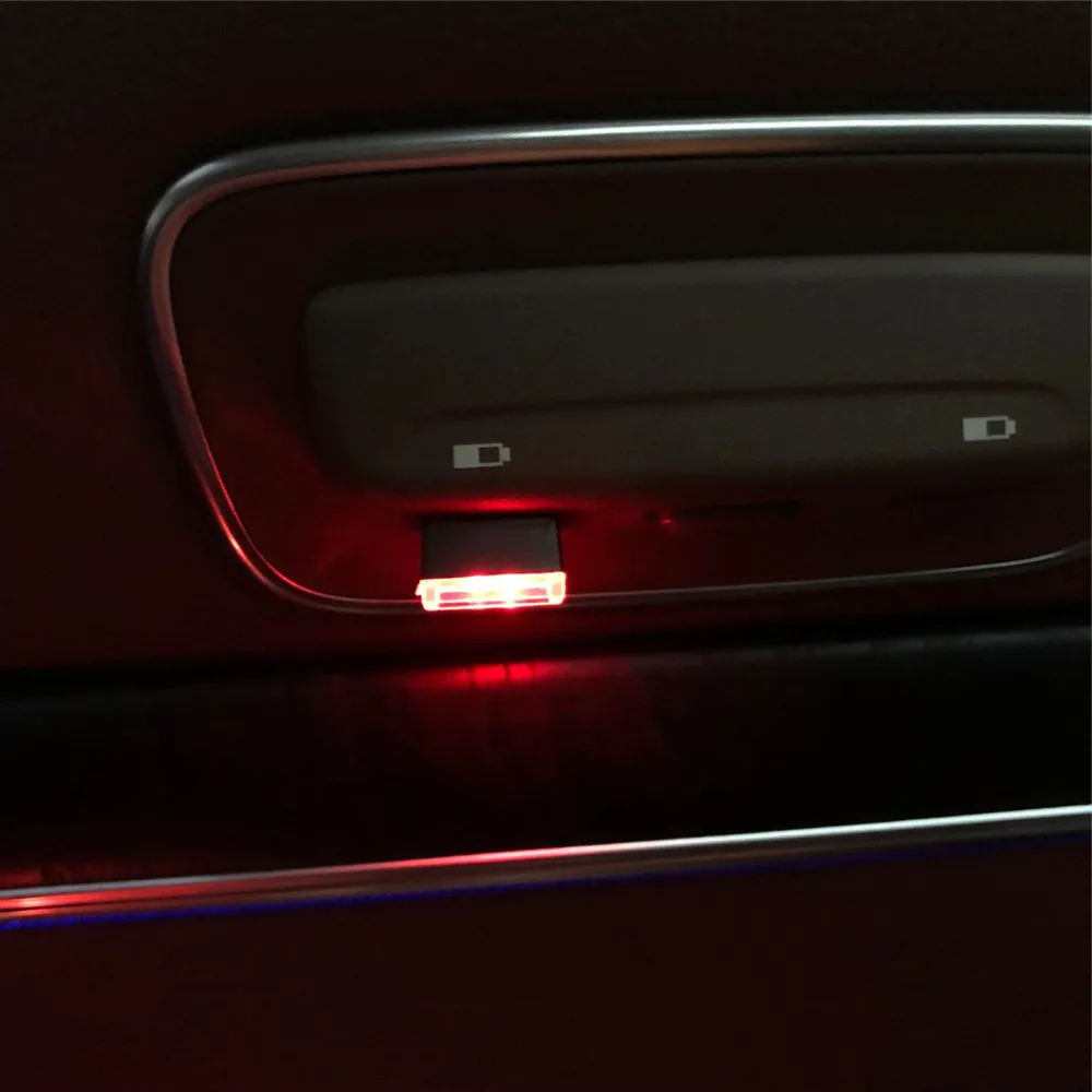 Атмосферная автомобильная лампа USB 1 шт. для Citroen DS-series C-Quatre C-Triomphe Picasso C1 C2 C3 C4 C4L C5