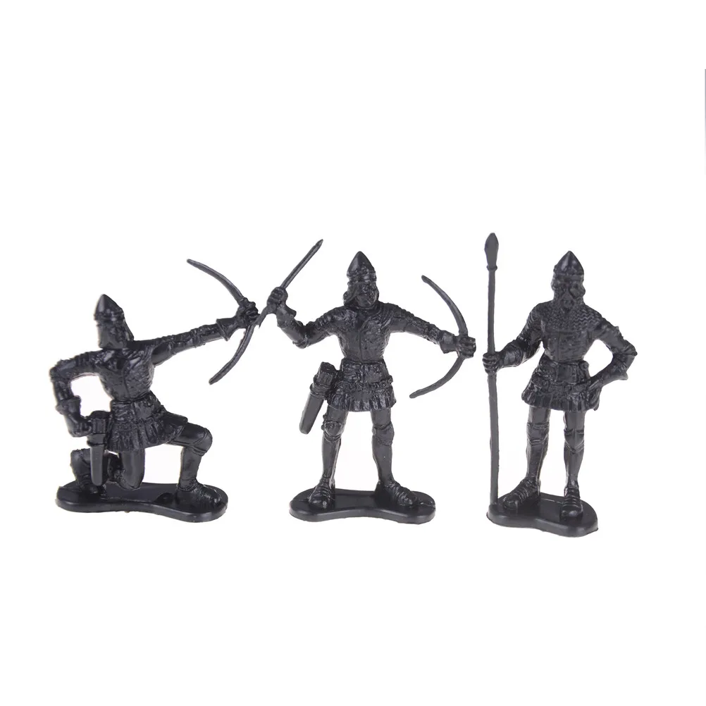 Buy 28pcs/set Knights Warrior Horses Medieval Toy