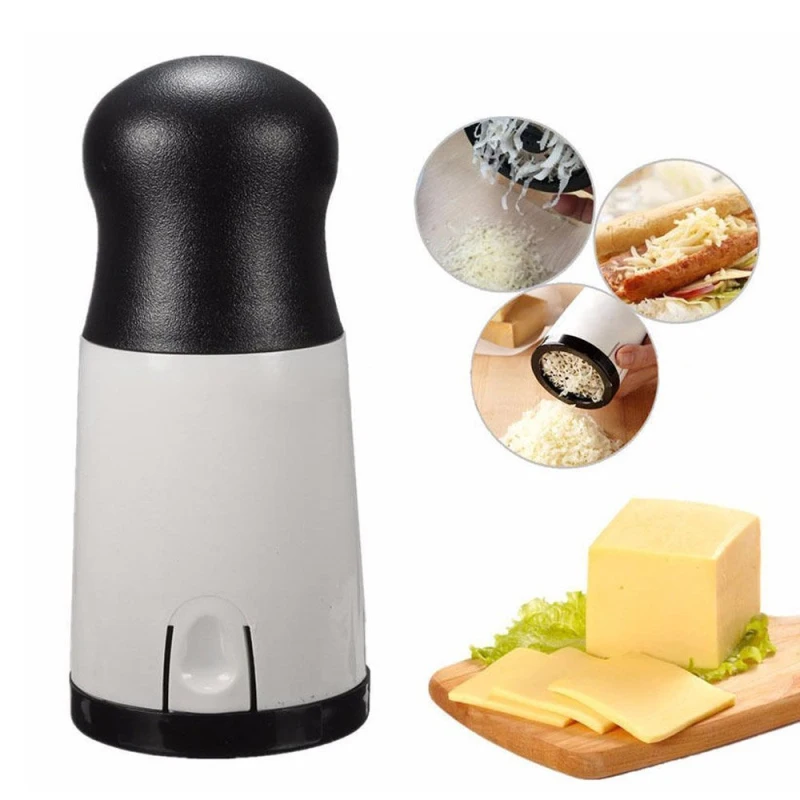 Plastic Cheese Grinder Muller Garlic Malt Mill Kitchen Seasoning Grinding Tool For Cooking Pizza