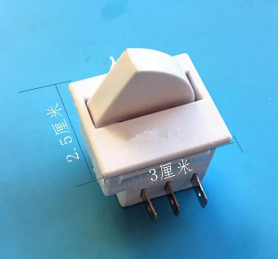 

Refrigerator Parts Fridge Door Control Lamp Switch 170401 3X2.5cm with 3 pins