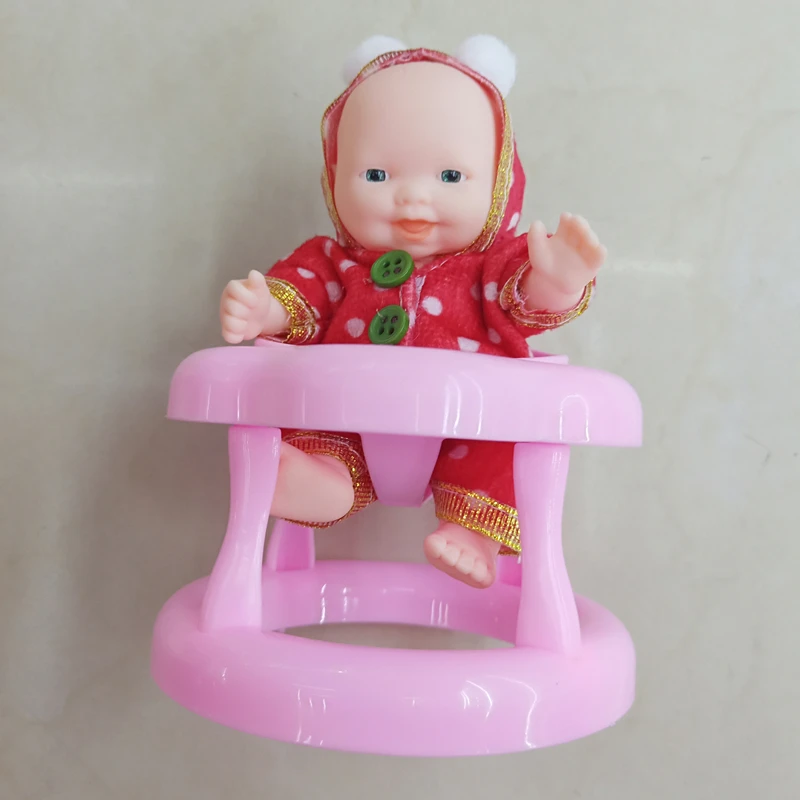Силиконовые мини куклы baby born аксессуары Ходунки для reborn Детские игрушки Фигурки