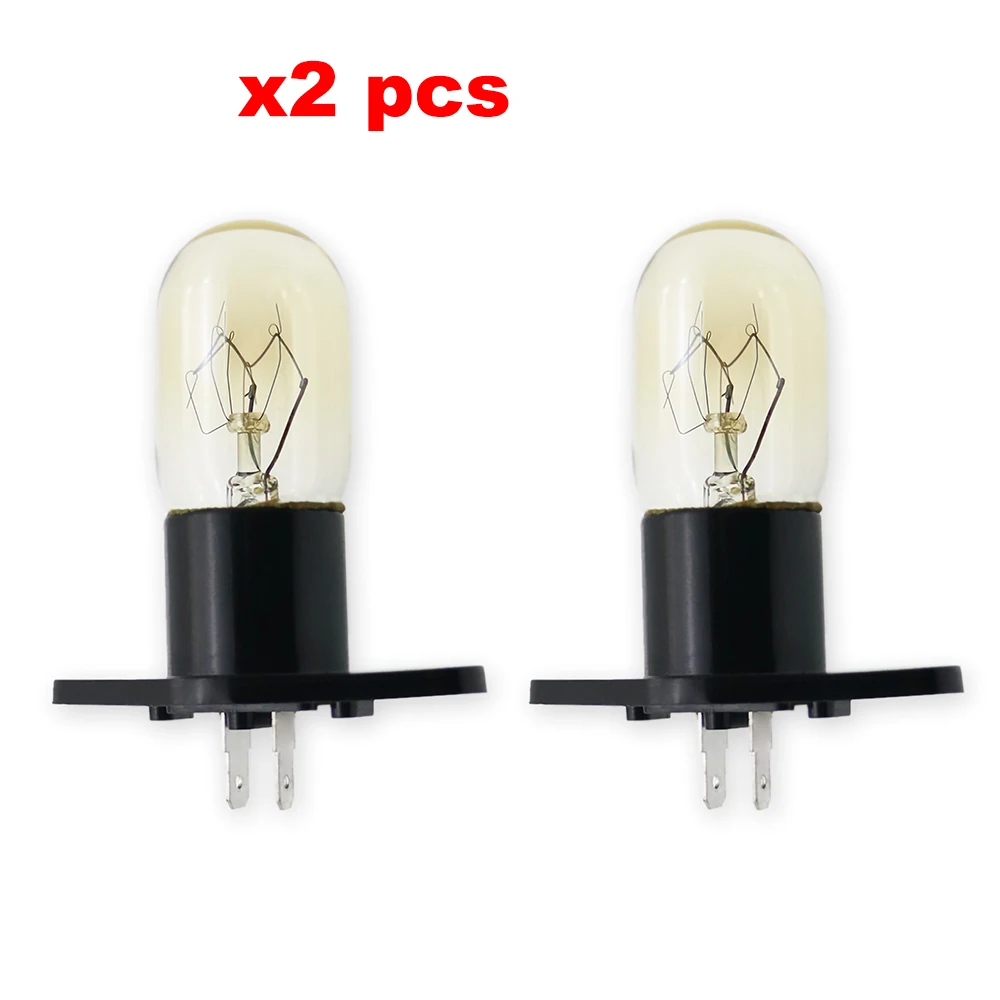 2Pcs/Lot New Oven Light Bulb High Temperature Microwave Light Bulb Refrigerator Lighting Range Hood 230V 20W T170 Series For LG 2pcs 400w 2 way car coaxial auto audio music stereo full range frequency hifi speakers non destructive installation