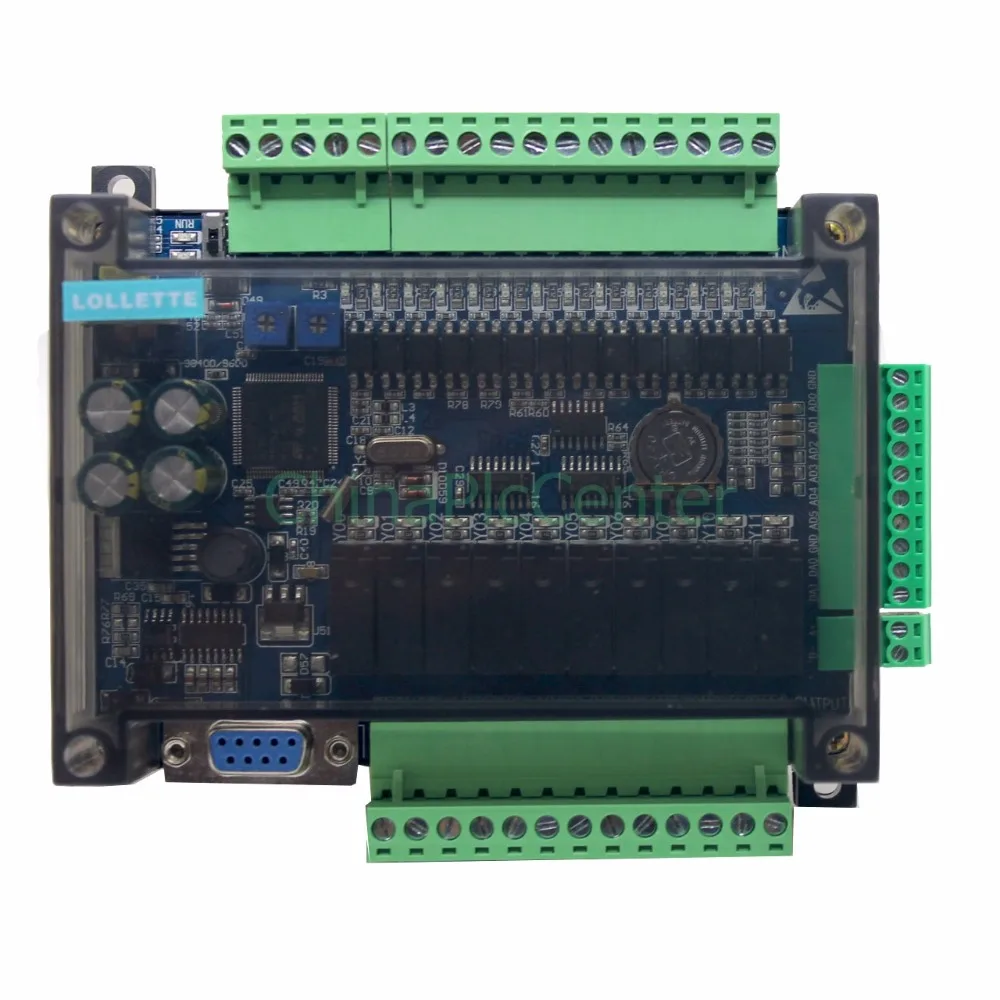 LE3U FX3U 24MR 6AD 2DA RS485 RTC (real time clock) 14 input 10 relay ...