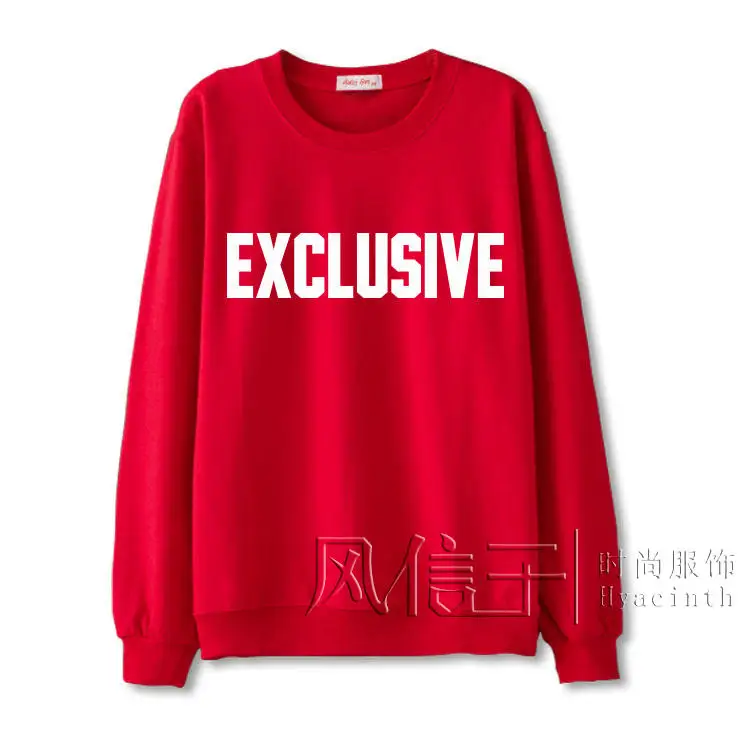 EXO Zhang Yixing album concert peripheral assistance одежда для мужчин и женщин lovers осенне зимняя