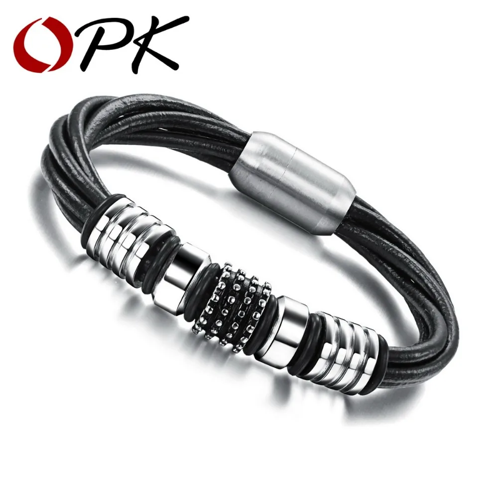 Оптовая продажа новые модные ювелирные изделия OPK мужские браслеты многослойный
