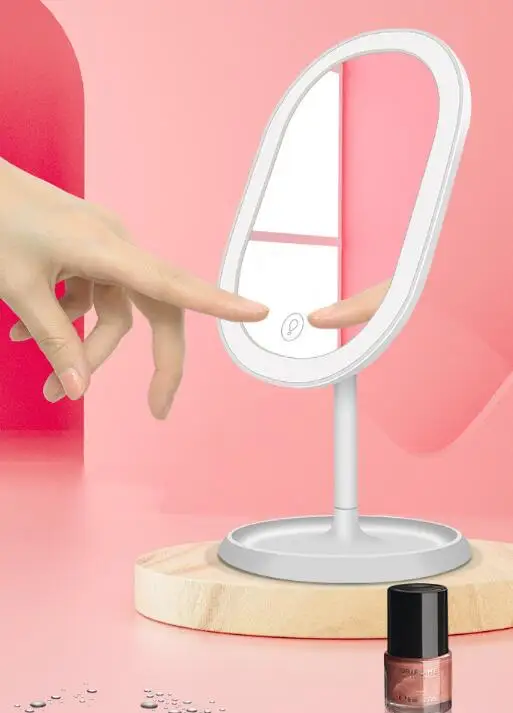 

YJR21-New smart beauty light makeup mirror touch led mirror with light single-sided desktop fill light mirror