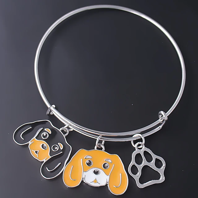 Us 5 22 Fashion Pet Dog Metal Pendant Jewelry Bracelet Cavalier King Black And Tan Paw Print Charm Bangle Dropship In Chain Link Bracelets Us 5 22 Fashion Pet Dog Metal Pendant Jewelry Bracelet Cavalier King Black And Tan Paw Print Charm Bangle Dropship In Chain Link Bracelets