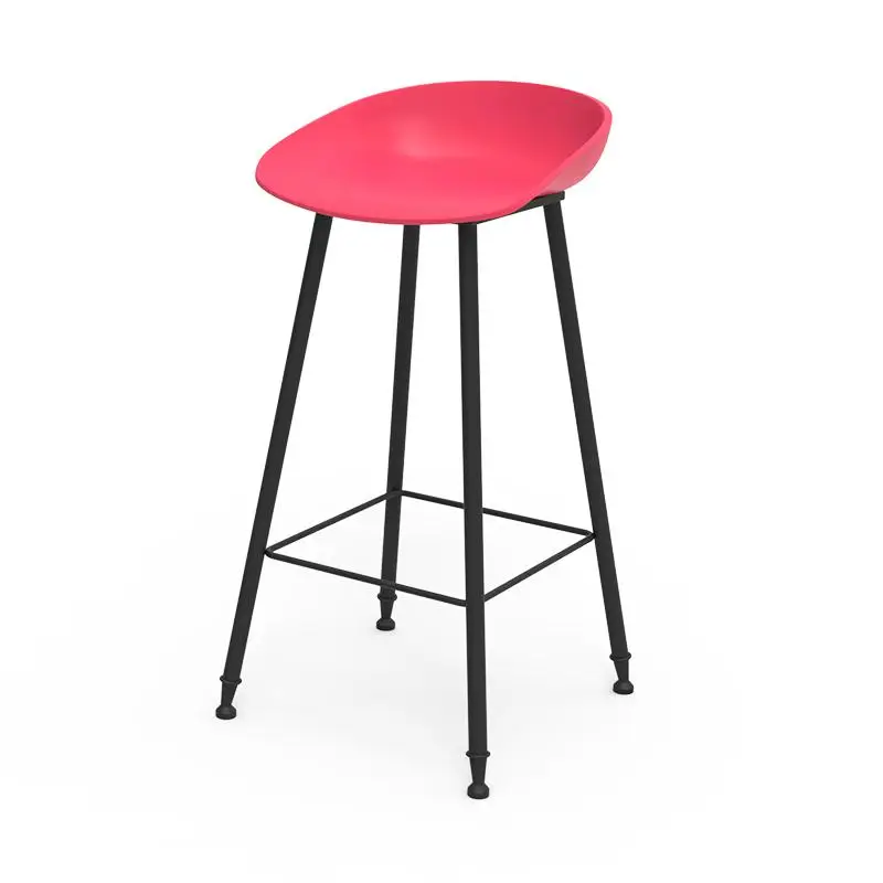 Скандинавский барный стул Европейский современный минималистичный домашний Золотой кованый железный стул креативный барный стул высокий стул - Цвет: Sitting high 65