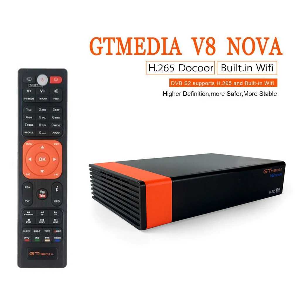 Gtmedia V8 Nova Built-In WIFI Power By Freesat V8 Super DVB-S2 1 Year Cccam Cline For 1 Year TV Box Same As V9 Super Gtmedia V8 Nova Built-In WIFI Power By Freesat V8 Super DVB-S2 1 Year Cccam Cline For 1 Year TV Box Same As V9 Super