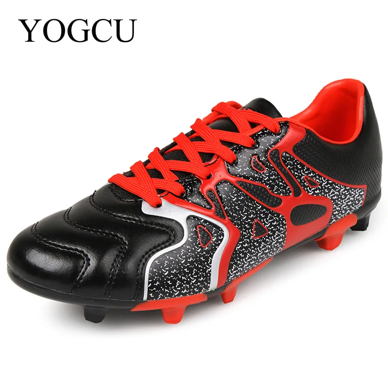 YOGCU Men Soccer Shoes Broken Nails TF Outdoor Football Boots