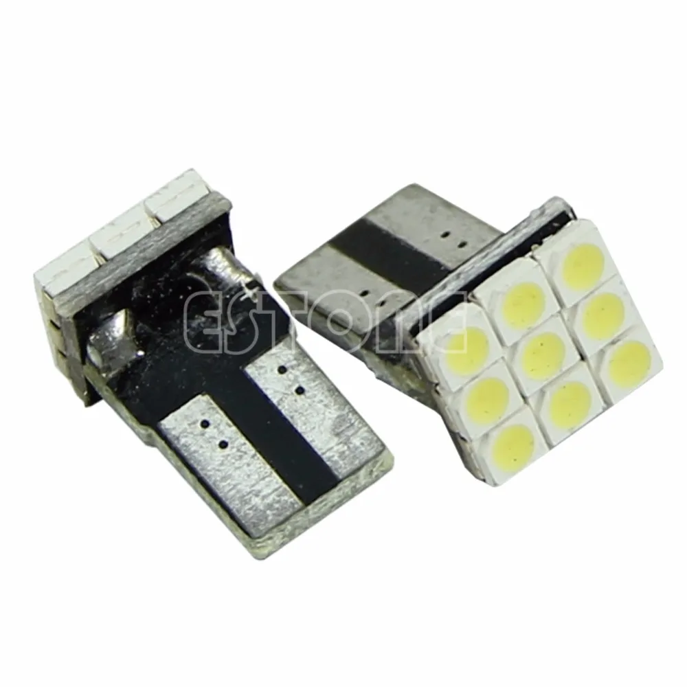 2X T10 194 168 W5W 9 светодиодный SMD 3528 blanc Wedge voiture ampoule lamp|led t10 smd|lamp lamplamp w5w |