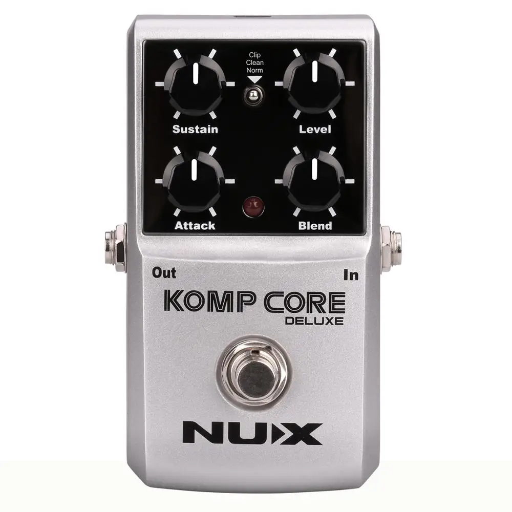 NUX Komp Core Deluxe Compressor Guitar Pedal Multi-Function Analog Compressor Blend Circuit Guitar Accessories NUX Komp Core Deluxe Compressor Guitar Pedal Multi-Function Analog Compressor Blend Circuit Guitar Accessories