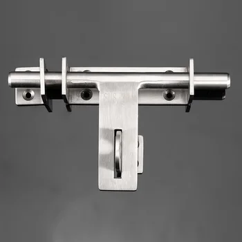 

Door thickened stainless steel bolt 304 heavy left and right bolt door bolt hanging door latch candados de seguridad