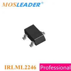 Mosleader IRLML2246 SOT23 3000 шт. IRLML2246TRPBF IRLML2246PBF IRLML2246TR P-Channel 20V сделано в Китае высокого качества