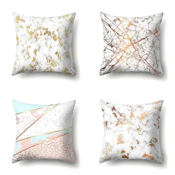 

Geometry Pattern Cushion Covers Home Decorative Pillows Case Throw Pillows Cover Map Velvet Pillow Case For Sofa