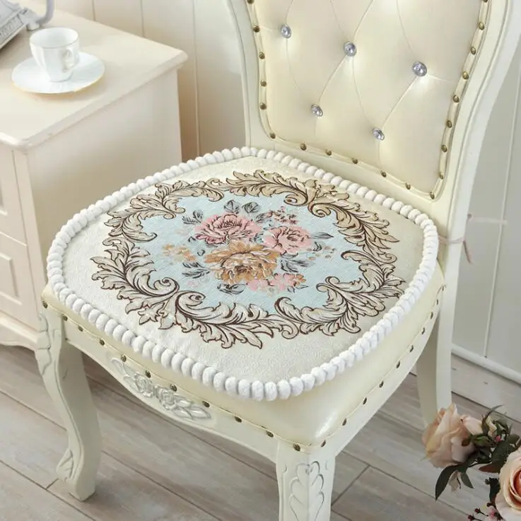 Light blue Европейские подушки для стула, подушки для сиденья кресла, подушки для сиденья, подушки для стула, декоративные подушки для пола, подушки для стула, домашний текстиль - Цвет: Light blue