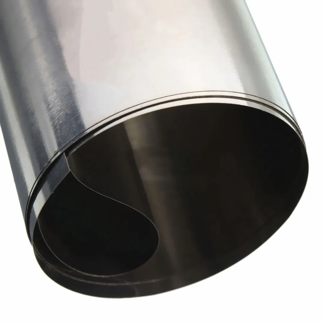 1pc Silver 304 Stainless Steel Foil Mayitr Fine Plate Sheet Foil 0.1mm*100mm*1000mm For Precision Machinery Hardware Parts